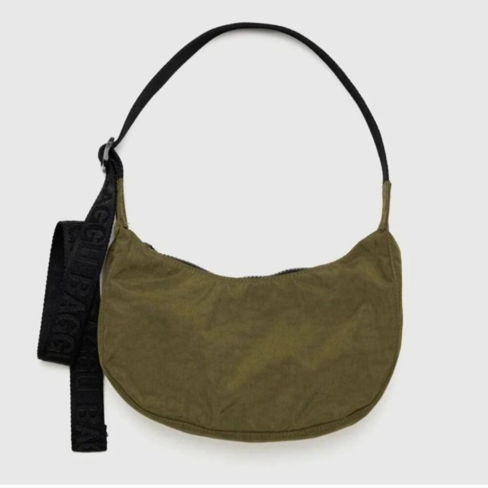 NWT Baggu Small Crescent Bag  - Seaweed